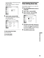 Preview for 95 page of Sony RDR VX555 - DVDr/ VCR Combo Operating Instructions Manual