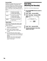 Preview for 104 page of Sony RDR VX555 - DVDr/ VCR Combo Operating Instructions Manual