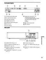 Preview for 117 page of Sony RDR VX555 - DVDr/ VCR Combo Operating Instructions Manual