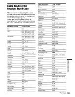 Preview for 121 page of Sony RDR VX555 - DVDr/ VCR Combo Operating Instructions Manual