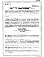 Preview for 162 page of Sony RDR VX555 - DVDr/ VCR Combo Operating Instructions Manual