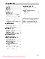 Preview for 3 page of Sony RHT-G1500 Operating Instructions Manual