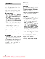 Preview for 6 page of Sony RHT-G1500 Operating Instructions Manual