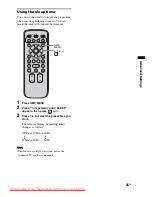 Preview for 35 page of Sony RHT-G1500 Operating Instructions Manual