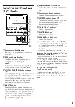 Preview for 7 page of Sony RM-AV2000 Operating Instructions  (primary manual) Operating Instructions Manual