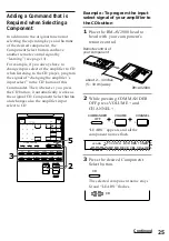 Preview for 25 page of Sony RM-AV2000 Operating Instructions  (primary manual) Operating Instructions Manual