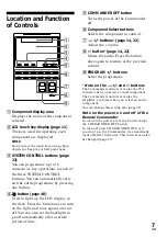 Preview for 7 page of Sony RM-AV2100T Operating Instructions Manual