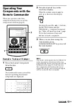 Preview for 13 page of Sony RM-AV2500T Operating Instructions Manual