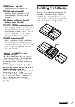 Preview for 7 page of Sony RM-AV3000 Operating Instructions Manual