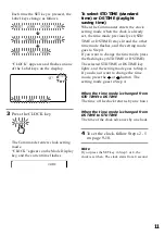 Preview for 11 page of Sony RM-AV3000 Operating Instructions Manual