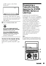 Preview for 49 page of Sony RM-AV3000 Operating Instructions Manual