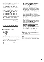 Preview for 11 page of Sony RM-AV3100 - Integrated Remote Commander Operating Instructions Manual