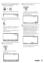 Preview for 31 page of Sony RM-AV3100 - Integrated Remote Commander Operating Instructions Manual