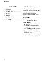 Preview for 2 page of Sony RM-AX4000 - Integrated Remote Commander Service Manual