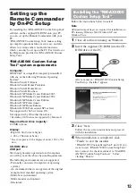 Preview for 12 page of Sony RM-AX5000 Operating Instructions Manual