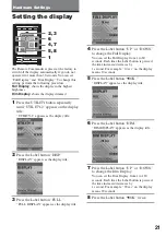 Preview for 21 page of Sony RM-AX5000 Operating Instructions Manual