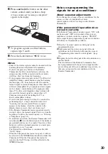 Preview for 30 page of Sony RM-AX5000 Operating Instructions Manual