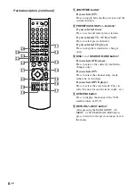 Preview for 6 page of Sony RM-PG411 Operating Instructions Manual