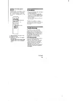 Preview for 17 page of Sony RM-SC200 - S Link Remote Operating Instructions Manual