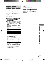 Preview for 37 page of Sony RM-U306 Operating Instructions Manual