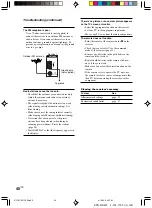 Preview for 40 page of Sony RM-U306 Operating Instructions Manual