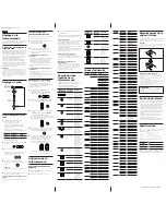 Preview for 2 page of Sony RM-V50T Operating Instructions