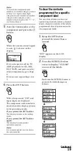 Preview for 19 page of Sony RM-VL1000T Operating Instructions Manual