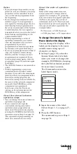 Preview for 37 page of Sony RM-VL1000T Operating Instructions Manual