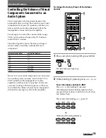 Preview for 19 page of Sony RM-VL610T Operating Instructions Manual