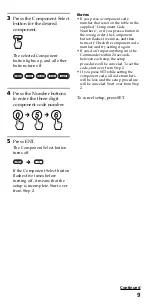 Preview for 9 page of Sony RM-VL700 Operating Instructions Manual