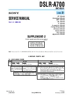 Preview for 117 page of Sony RMT-DSLR1 - Alpha Camera Remote Service Manual