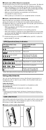 Preview for 4 page of Sony RMT-NWS20 User Manual