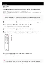 Preview for 8 page of Sony RMT-P1BT Help Manual