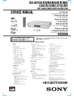 Preview for 1 page of Sony RMT-V266A Service Manual