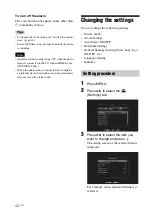 Preview for 42 page of Sony S-Frame 4-259-436-12 (1) Handbook