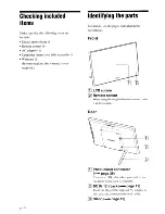 Preview for 8 page of Sony S-Frame DPF-D70 Operating Instructions Manual