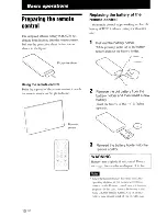 Preview for 10 page of Sony S-Frame DPF-D70 Operating Instructions Manual