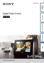 Sony S-Frame DPF-HD1000 Handbook preview