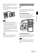 Preview for 11 page of Sony S-Frame DPF-X85 Handbook