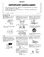 Preview for 4 page of Sony SA-W3800 User Manual