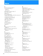 Preview for 78 page of Sony SAT-A55 RM-Y802 Operating Instructions Manual