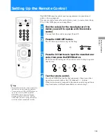 Preview for 19 page of Sony SAT-HD100 Operating Instructions Manual