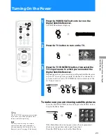 Preview for 23 page of Sony SAT-HD100 Operating Instructions Manual