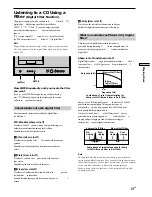 Preview for 19 page of Sony SCD-777ES - Es Super Audio Cd Player Operating Instructions Manual