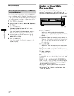 Preview for 18 page of Sony SCD-C555ES - Super Audio Cd Operating Instructions Manual