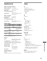 Preview for 35 page of Sony SCD-C555ES - Super Audio Cd Operating Instructions Manual