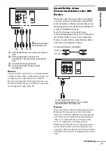 Preview for 55 page of Sony SCD-XE597 Operating Instructions Manual