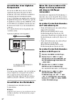 Preview for 56 page of Sony SCD-XE597 Operating Instructions Manual