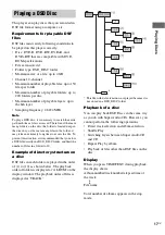 Preview for 17 page of Sony SCD-XE800 Operating Instructions Manual