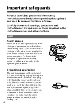 Preview for 8 page of Sony SCPH-10281 Instruction Manual